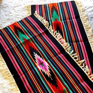 VTG 2 X Throws for Recliner / Chair Aztec like design 50” X 22” Unique Read